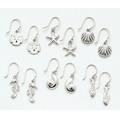 Sterling Silver Wire Charm Earrings
